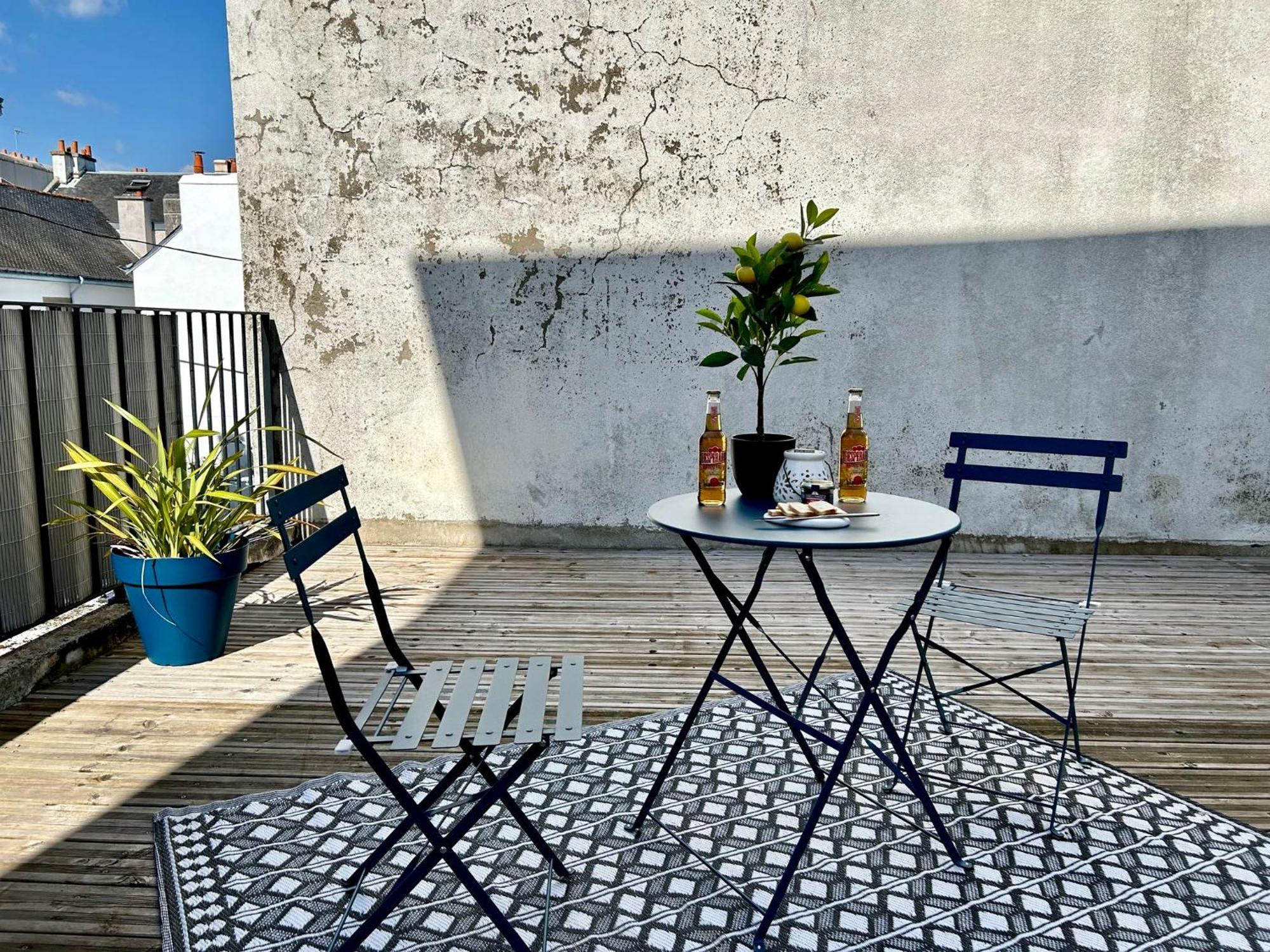 O Studio Terrasse - Centre Ville De Lorient - Gare Экстерьер фото