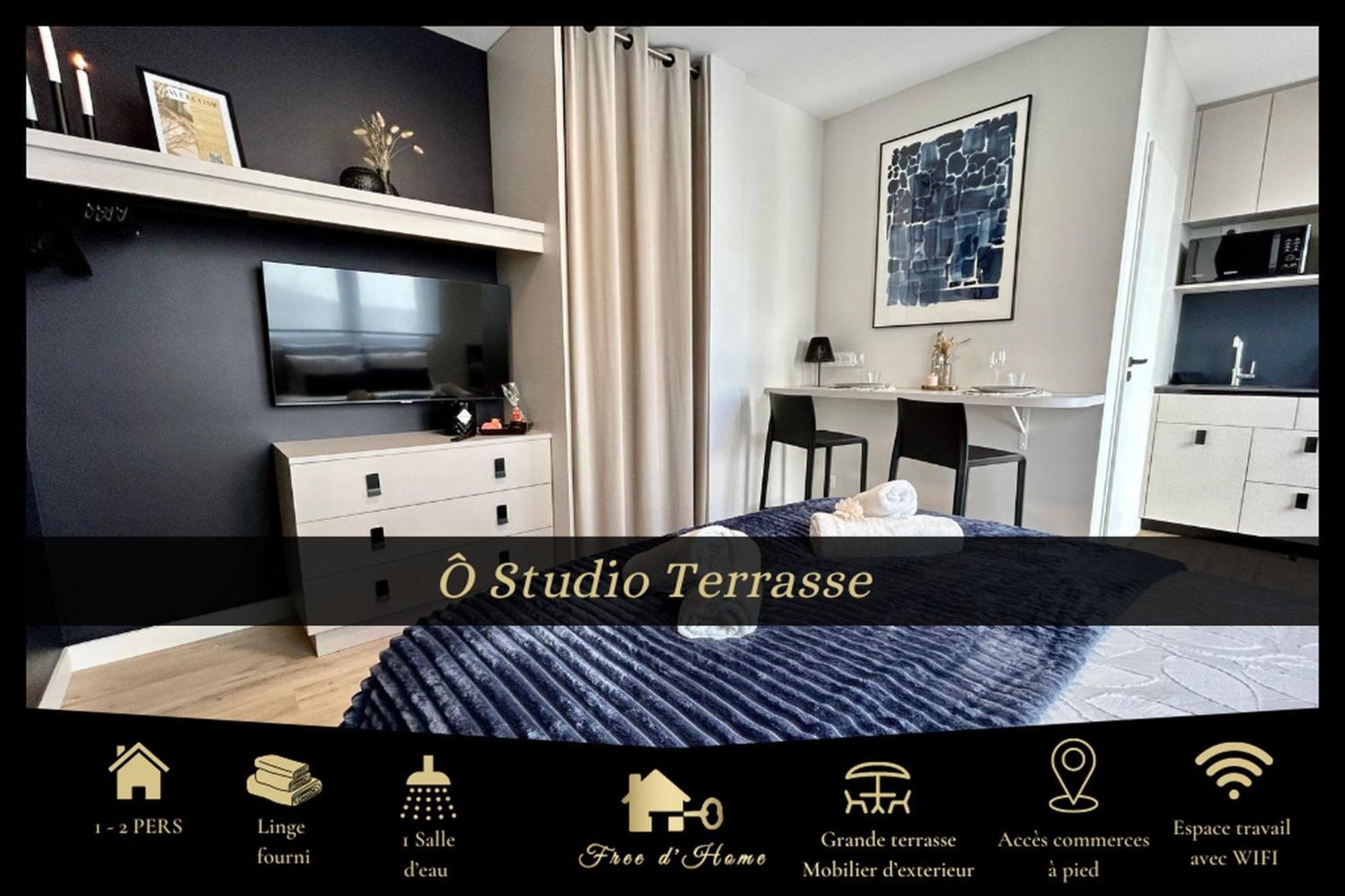 O Studio Terrasse - Centre Ville De Lorient - Gare Экстерьер фото